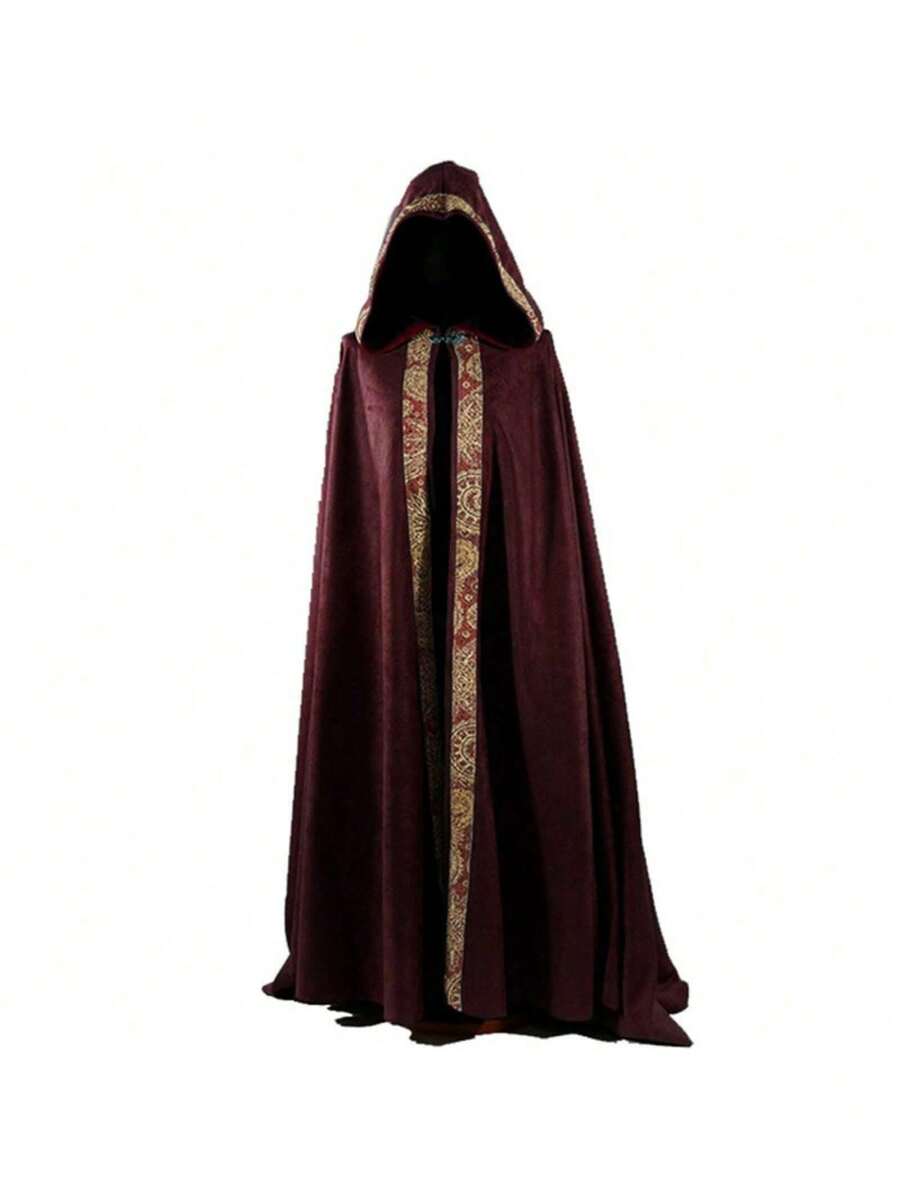 Men Cosplay Clothing - Burgundy - View 1