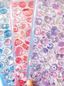 1pc Animal Decorative Sticker, Can Be Used To Decorate Stationery - one-size - View 2