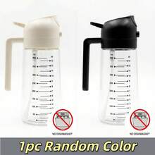 1pc 400ml Refillable Olive Oil Sprayer Bottle, PET Material With Measurement Scale + Olive Oil Sticker, Suitable For Olive Oil, Cooking Oil, Soy Sauce, Vinegar And Other Liquids - Multicolor - View 13