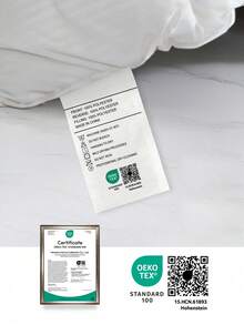 1件绗缝被 - 四季通用被，Oeko-Tex认证羽绒替代被，带角环 - 彩色 - 查看 9