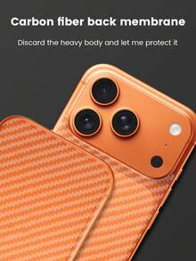 Bộ 4 miếng dán màn hình mềm mờ vân sợi carbon tương thích với iPhone 17 Pro Max/17 Pro/17 Air/17, miếng dán bảo vệ bán trong suốt, không bị cong mép, dễ dán + 4 miếng dán bảo vệ ống kính camera siêu mỏng bằng sợi thủy tinh, thiết kế khoét lỗ cho camera, bảo vệ màn hình điện thoại, thích hợp sử dụng hàng ngày, văn phòng, nhà. Chống nước, chống sốc, chống rơi, chống trầy xước. - Trong sáng - Xem 10