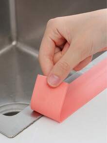 厨房防水胶带，可裁剪防霉密封条，墙贴，水槽边缘密封胶，强力粘性墙钩，无需钻孔，透明，无缝厨房墙钩 - 均碼 - 查看 3