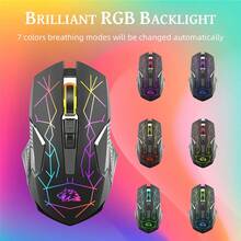 ATTACK SHARK * FREEWOLF X18 2.4G Wireless Mouse, 2400 DPI Windows/ PC/ Office/ Gamer, New Year 2026, Gift For Kids, Holiday - Black Star/ Black - Multicolor - View 3