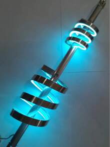 Antena Doble Bobina Con Luz Gel Diferentes Colores 58cm - A - Ver 2