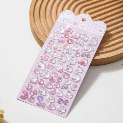 3D立体浮雕贴纸，创意DIY高品质Gukka手机壳贴纸，剪贴簿贴纸，北极熊贴纸，海洋生物贴纸