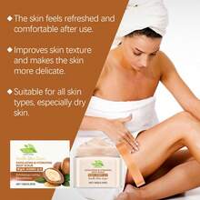 Exfoliante Corporal de Vainilla y Manteca de Karité, Exfolia Suavemente y Nutre para una Piel Suave y Radiante - Lavanda - Ver 4