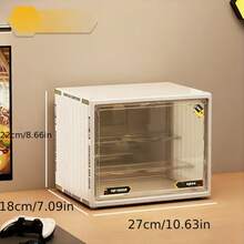 1pc Retail Display Cabinet Acrylic Display Case Dust-Proof Collectible Figurine Display Shelf Storage Box - Multicolor - View 14