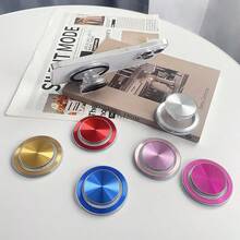 Soporte magnético para teléfono con diseño de patrón de CD Aurora, soporte adhesivo expandible para escritorio con MagSafe - Multicolor - Ver 2