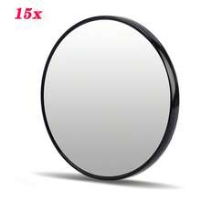 5/10/15X Magnifying Makeup Mirror Cosmetic Beauty Shaving Blackhead Magnifying Mirror For Bathroom Portable Makeup Round Mirror - 黑色 - 查看 11