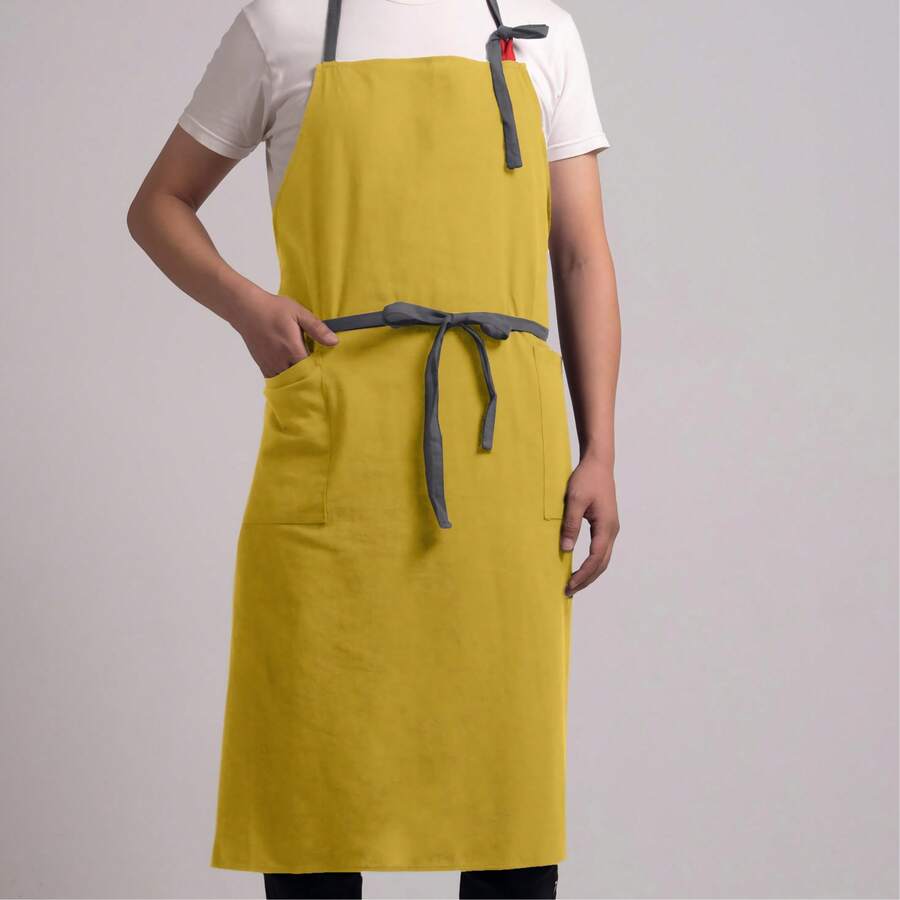 Aprons - color mostaza - Ver 1