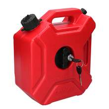 1.3 Gallon Fuel Tanks 5L Portable Gasoline Diesels Containers Anti-Static Backup Petrol Storage Tanks with Lock & Key for Car Motorcycle Truck SUV ATV Off-Road Vehicle - 5 litros - Ver 7