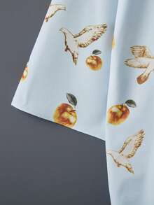 Vintage Loose Plus Size Mid-Length Kimono Cover Up, Summer Beach Cover Up Swimsuit Thin Jacket - White - View 8