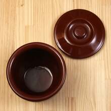 ヤマキイカイ 紅星窯 漬物容器 蓋付半胴瓶 1号 1.8L J-1 - 1.8L - チェックする 3