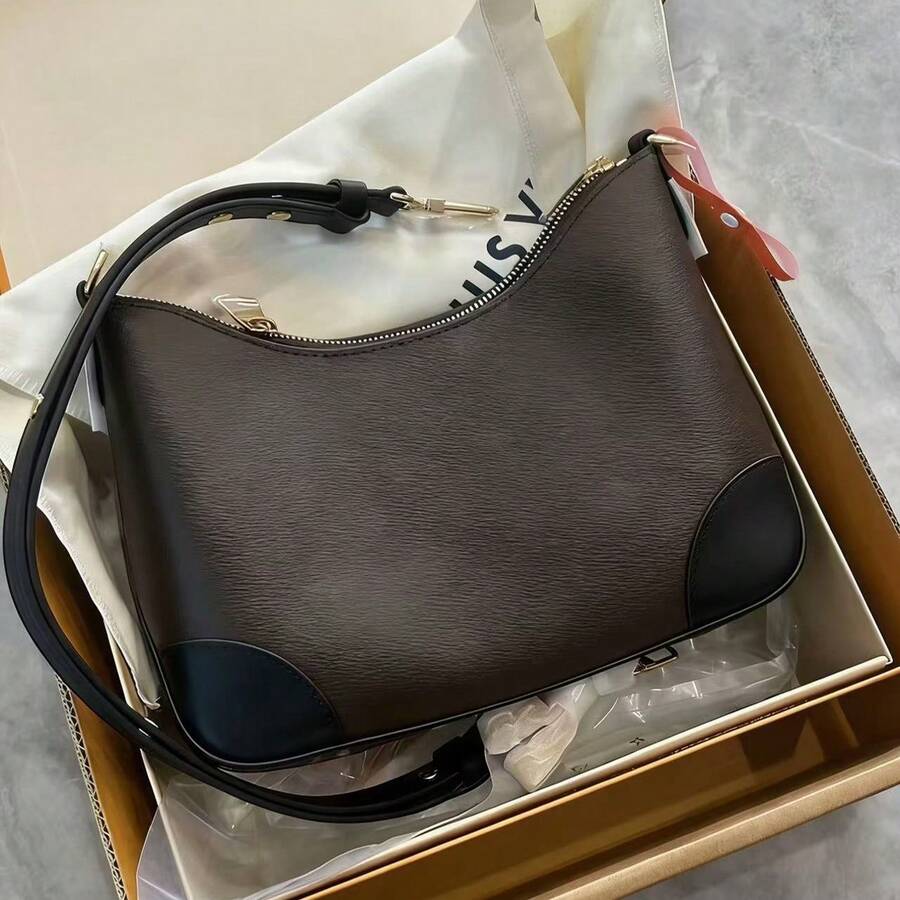 Classic, Fashionable And High-End Croissants, Multi-Purpose Crossbody Bags, Underarm Bags, And Versatile Single-Shoulder Bags - 黑色 - 查看 1