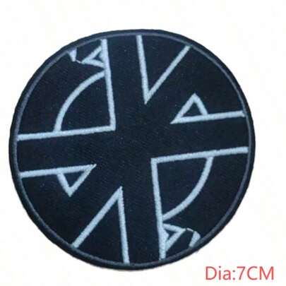 1pc Fashionable Cartoon Pattern Embroidered Iron-On Patch, Suitable For DIY Clothing And Accessories - Hats, Jeans, Dresses Etc. With Unique Design, Cute Cartoon Embroidered Applique