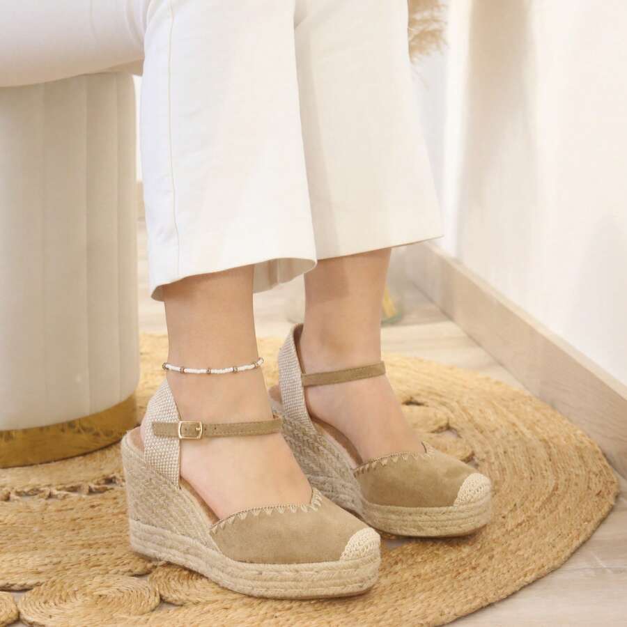 angelica Sandali con plateau e zeppa da donna