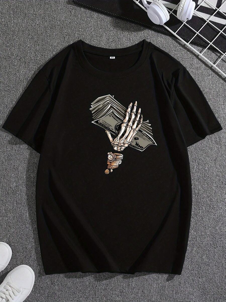 Men Outdoor Tees & Tanks - Black - View 1