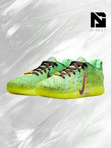 Nike Ja 3 Zombie – Men's Lifestyle Sneakers – Shoes For Man -Vintage-Autumn & Winter-Inspired Running Shoes, Shock-Absorbing Comfort, Gym To Streetwear Casual Wear - Prefect Thanks Giving Day & Chrismas Gift – HV9923 700 - Light Lemon Twist/Hemp/Bright Crimson/Black - 查看 2