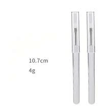 Portable Lipstick Brush, Transparent Silicone Lip Brush With Cap, Dustproof Makeup Brush, Silicone Lip Brush - Hồng - Xem 8