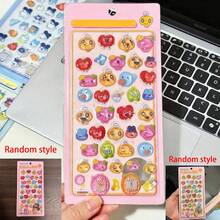 1pc Of Japanese Vintage Cartoon Stickers Cute Crystal Solid 3D Embossed Resin Cartoon Stickers,New Year's Gift, Valentine's Day Gift, Easter Gift(Random Style) - Multicolor - View 13