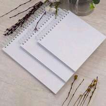 7"X7", 8"X8", 10"X10" DIY Handmade Photo Album, 40 Pages/20 Sheets Hardcover Kraft Paper Photo Album, Wedding Memory Book, Family Photo Album - White - View 4