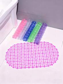 Non-Slip Suction Cup Bath Mat/Tub Mat - Compact And Durable Bathroom Safety Anti-Slip Mat, Suitable For Home Use, Bathroom Anti-Slip, Back To School Season - Multicolor - View 4