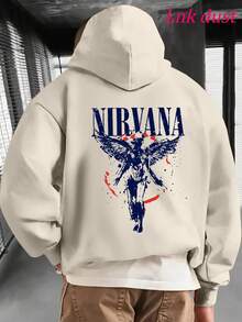 Y2K Men's Hooded SweatshirtRestock Salefashion  Casual Hoodie, Street  Print,250g Polyester Men's And Women's Clothing Casual And Cozy Hoodies Leyo,  Long Sleeve Hooded Sweatshirt, Casual Versatile Top For Autumn Winter - 杏色 - 查看 2