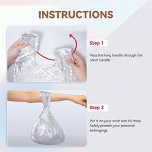 Sequin Evening Bag Wrist Handbag Glitter Clutch Phone Wallet Purse Portable Pouch - Silver - View 7