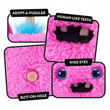 Spin Master Spin Master 1个Fugglers Baby Pinkles系列盲盒钥匙扣，可爱趣味吊坠娃娃，可收藏的卡哇伊包包挂饰，青少年及成人节日生日礼物 - 彩色 - 查看 6