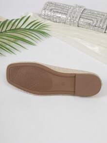 新款透气针织平底便鞋 - 糯米白色 - 查看 7