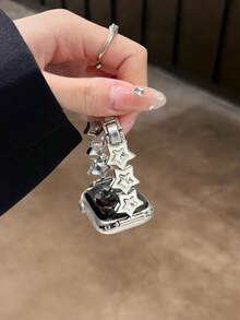 Dây đeo kim loại Star mới, kích thước 38/40/41/42/44/45/46/49mm, tương thích với Apple Watch Ultra/Se10/9/8/7/6/5/4/3/2/1 - Bạc - Xem 19