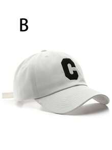 1顶多款毛绒字母C刺绣时尚棒球帽 - 彩色 - 查看 12