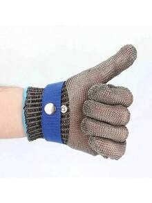 1只装 S/M/L/XL/XXL/XXXL 不锈钢防割手套，金属网屠宰手套 - 彩色 - 查看 12