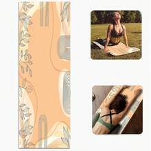 1pc 71*22inch Yoga Mat, Various Patterns Available, Non-Slip & Durable, Extra Wide & Thick, Suitable For Home Use, Fitness, Beginner Yoga Training - Multicolor - View 14