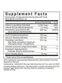 Selling Fast!CLEARSTEM-MINDBODYSKIN Hormonal Acne Supplement(5-HTP)-Natural DlM Supplement-Skin Care Vitamins -Hormone Balance,Antioxidants -Vegan, Gluten FreeCruelty Free -30 Servings, US Formulated Dietary Vitamin WithBioavailable Vitamin A & 90 Capsules Collagen. Women's Health. - 1 - Xem 9