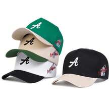 Gorras de béisbol Unisex con bordado de Los Ángeles, gorras informales ajustables para exteriores, gorra deportiva con protección, primavera y otoño PELE - beige - Ver 1