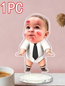 Bộ 1/3/5 món đồ trang trí bàn làm việc bằng acrylic in hình "Baby Boss" theo yêu cầu, đồ trang trí acrylic cá nhân hóa, đồ trang trí bàn làm việc bằng acrylic mừng sinh nhật "Baby Boss", quà lưu niệm độc đáo, đồ trang trí bàn làm việc bằng acrylic in ảnh theo yêu cầu. - Nhiều màu - Xem 20