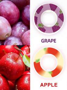1pc Multi-Flavor Cup Fragrance Ring, Variety Of Fruit Scented Rings, Creative & Interesting Fragrance Rings That Only Make Water Smell Nice Without Changing The Taste - Multicolor - View 8