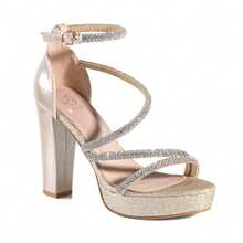 WEIDE Women Heeled Sandals - Gold - View 5