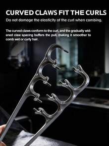 WANMEI 3pcs Textured Hair Brush Set, Volumizing Wide Tooth Comb, Fluffy Wide Tooth Curling Comb, Men's Textured Styling Brush For Volume, Double-Sided Wide Tooth Textured Brush, Unisex Hair Styling Tool - Black - View 11