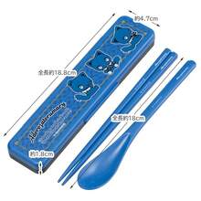 箸 スプーン コンビセット 18cm 抗菌加工 お弁当 大人用 シリコンクッション付きで音がならない 日本製 アドローザトルマリィ CCS3SAAG- A - スタイル - チェックする 6
