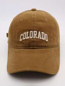 1pc Spring & Autumn Versatile Casual Cap, 2026 New Baseball Cap For Men & Women, Wide Brim, Large Head Circumference, Baseball Cap, Sun Protection, Letter Embroidery - A - View 4