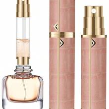 8ml Refillable Perfume Atomizer - Portable Mini Cologne Sprayer For Travel (Pink) - Pink - View 9