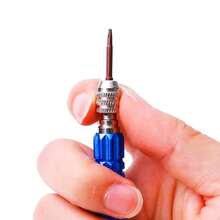 Zestaw do naprawy okularów 5 w 1, wielofunkcyjny miniśrubokręt, narzędzia i akcesoria do konserwacji okularów, odpowiednie do okularów, zegarków, elektroniki - Śrubokręt 5 w 1 - Zobacz 4