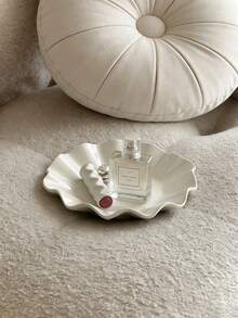 2 piezas/1 pieza Bandeja cerámica en forma de nube asimétrica de 19.5*13.5cm, bandeja de almacenamiento de joyas estilo nórdico, plato decorativo para colección y exhibición de joyas, regalo para mujeres - Multicolor - Ver 10