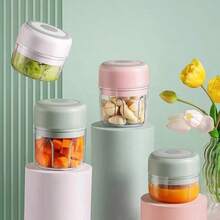 Mini Vegetable Chopper,Tomato Dicer Chopper Cutter & Ginger Meat Mincer For Kitchen - Green - View 4