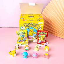 pokemon Pokémon Pikachu Mystery Box, Cartoon Eraser Mystery Box Set, Includes 32 Mini Figurines, Cute Collectible Blind Box Toys, Perfect Gift And Display For Fans, Adds Fun To Your Collection (Styles May Vary) - Multicolor - View 3