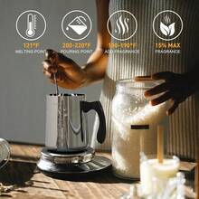 1 Set Candle Making Kit For Beginners,Candle Making Supplies For Adults,Complete DIY Set With 600/900ml Candle Make Pouring Pot,Candle Wicks,Wicks Sticker,Wicks Holder,DIY Arts&Crafts Kits Gift,Perfect As Home Decoration - Multicolor - View 3