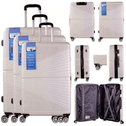 Premium Hardshell Suitcases Expandable Removable Wheels Combination Lock