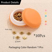 Exquisite Packaging 10pcs 304 Stainless Steel 18K Gold-Plated Multi-Style Double-Hole Pendant Bases And Settings DIY Charm Jewellery Necklace And Bracelet Making Accessories Women's Stainless Steel Jewellery Handmade Components - Pendant Base - View 13